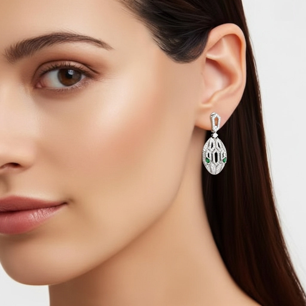 Serpentis Eye Küpe (İthal Kutulu Model)