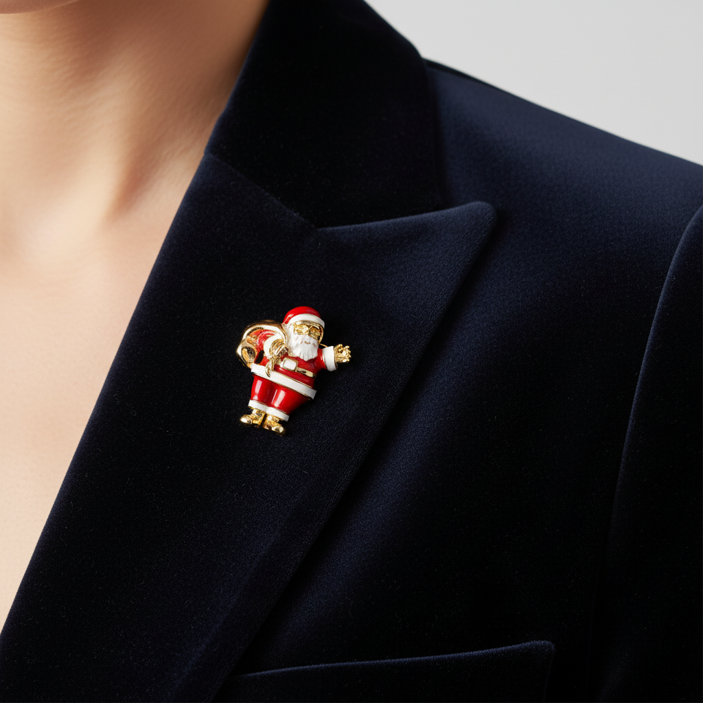 Giftbearer Claus Brooch