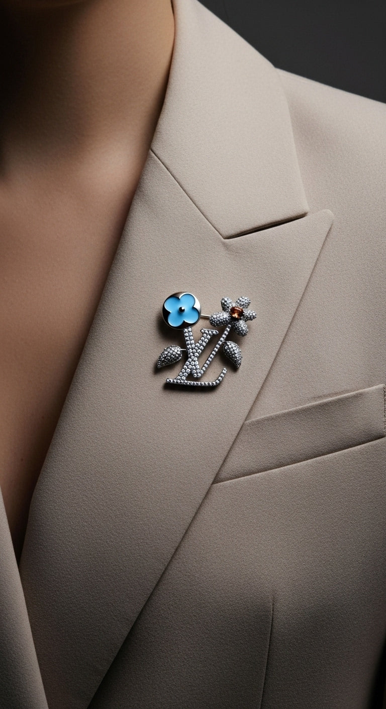 Glacier Leaf Brooch (Imported Boxed Model)