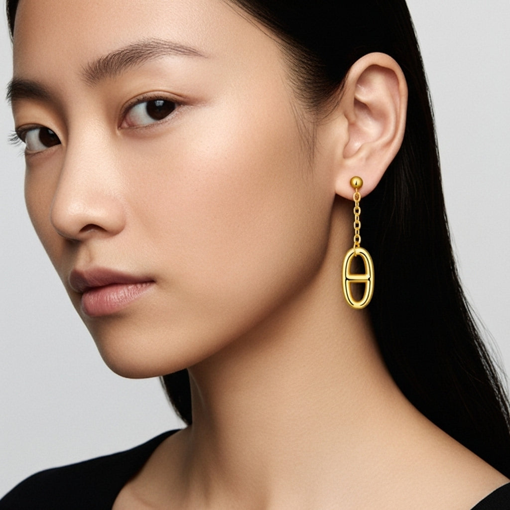 Celeste Loops Küpe (İthal Kutulu Model)