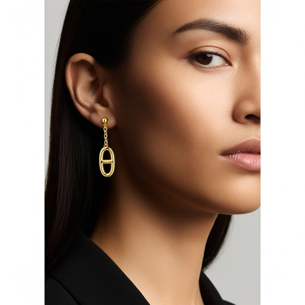 Celeste Loops Küpe (İthal Kutulu Model)