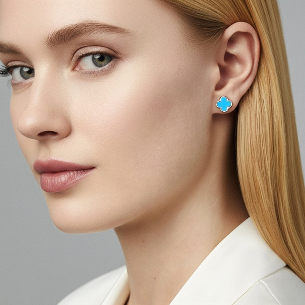 VCA Violetta Bloom Küpe (İthal Kutulu Model)