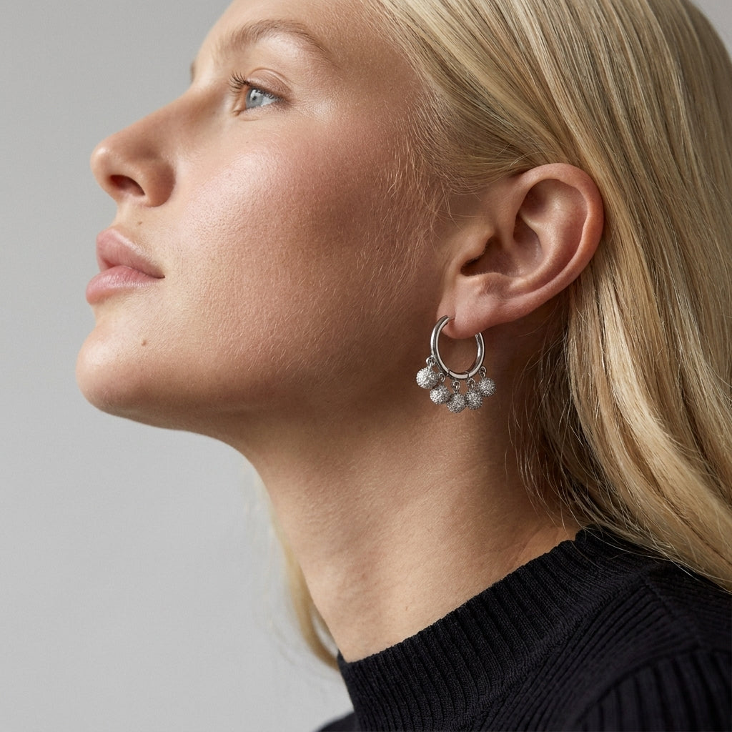 Polished Hoop Küpe