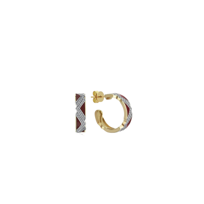 Zig Aura Garnet Küpe - MuffGem