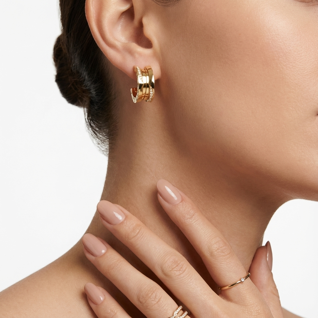 Серьги «Вечный город» (импортные, в коробке)