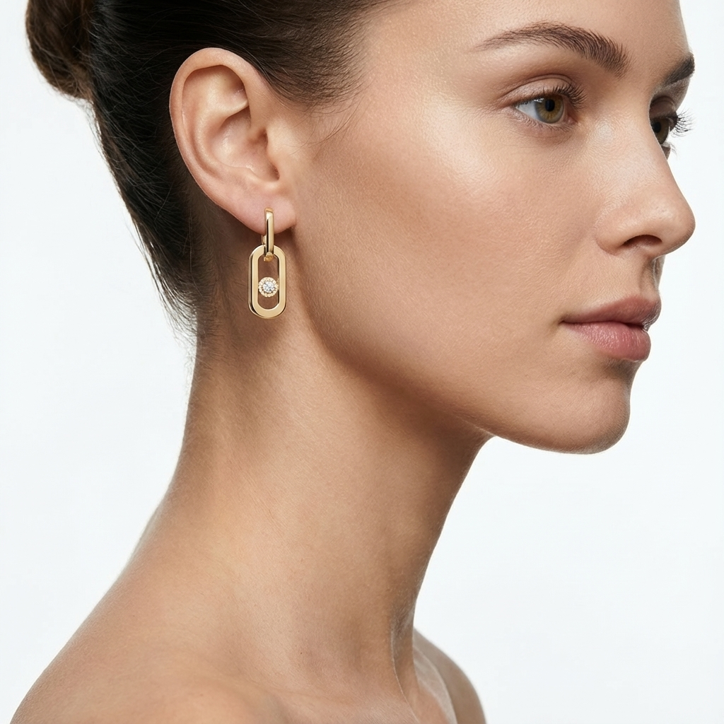 Capsule Poise Küpe (İthal Model)