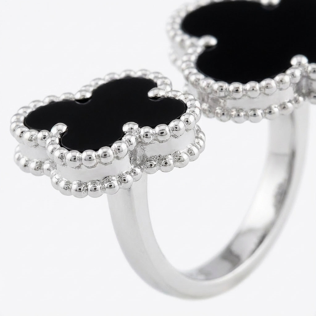 VCA Opal Quadra Yüzük (İthal Kutulu Model)