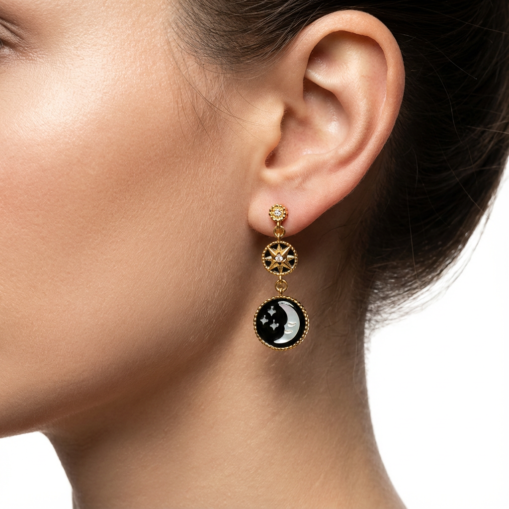 Серьги Sol &amp; Luna (импортная модель в коробке)