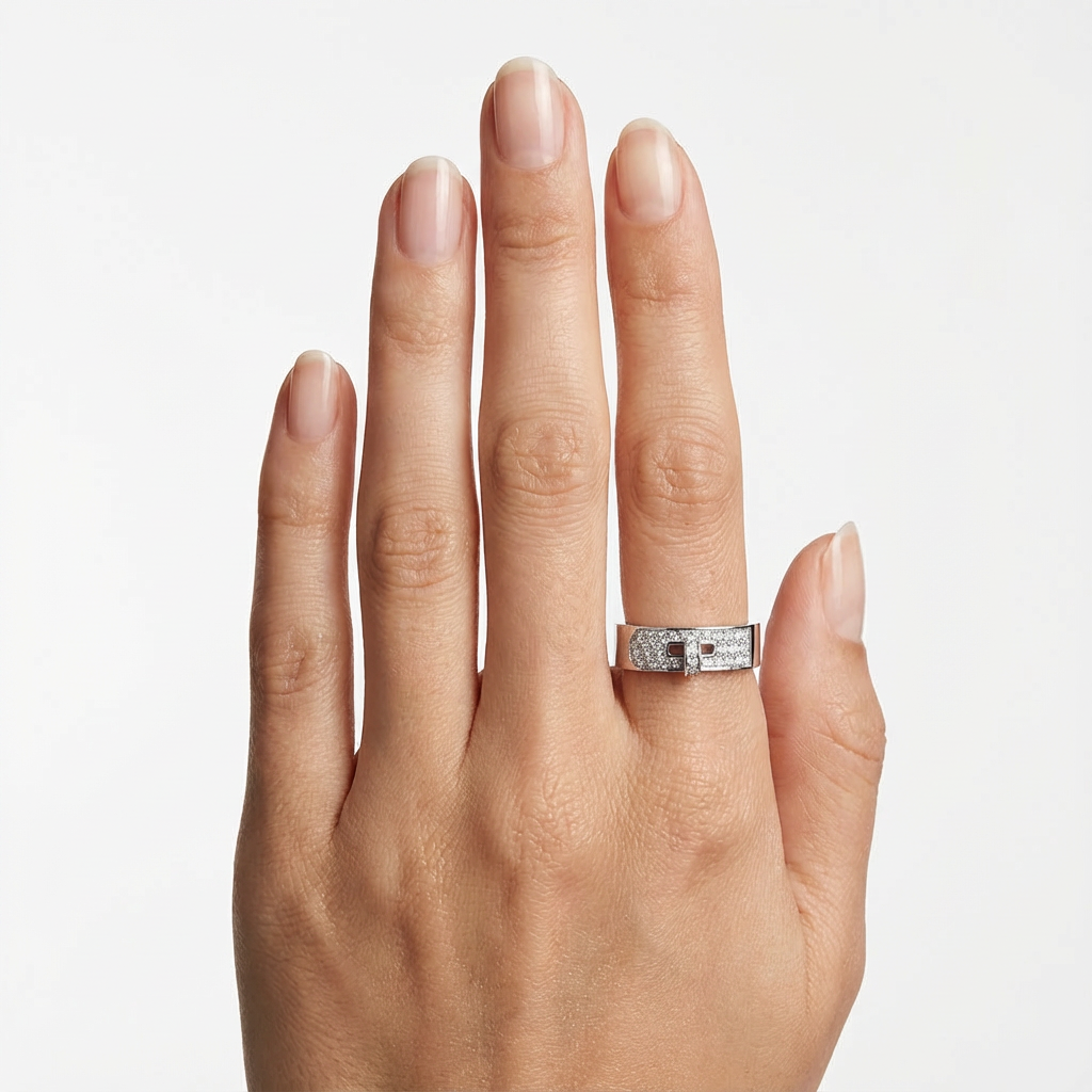 Кольцо «Пряжка блеска» (импортное, в коробке)