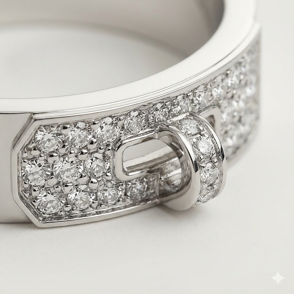 Кольцо «Пряжка блеска» (импортное, в коробке)