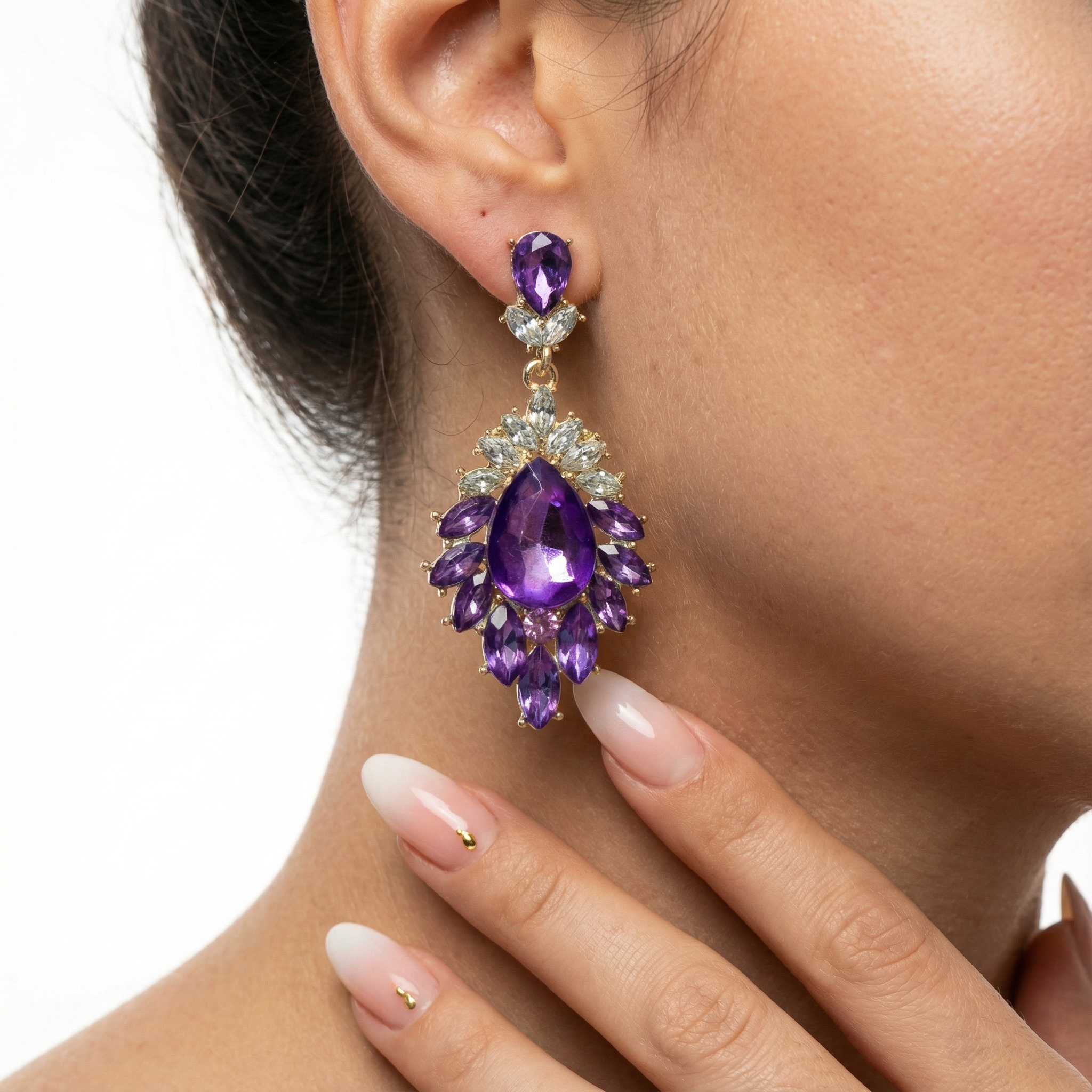 Majestic Purple Küpe