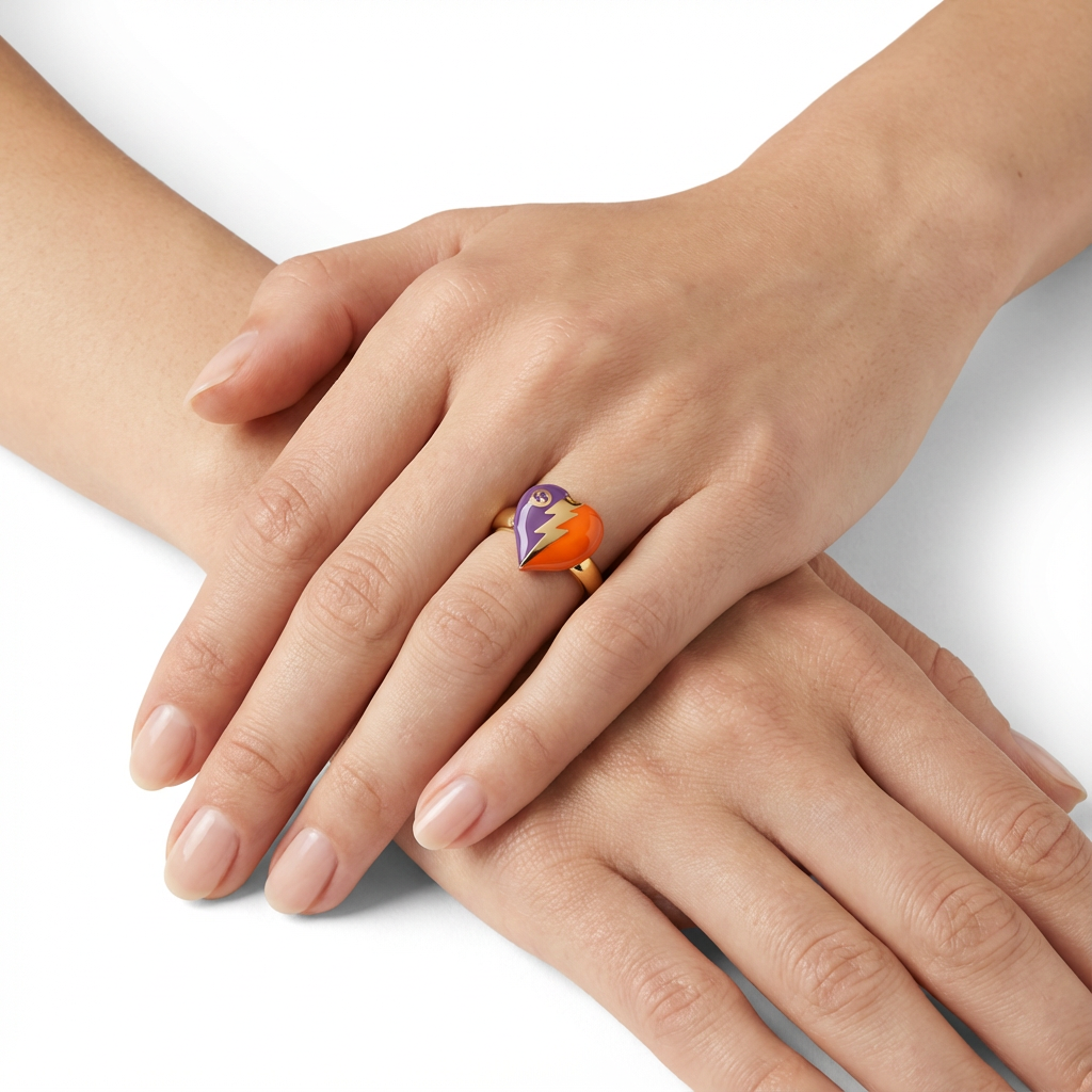 Volt Heart Yüzük (İthal Kutulu Model)