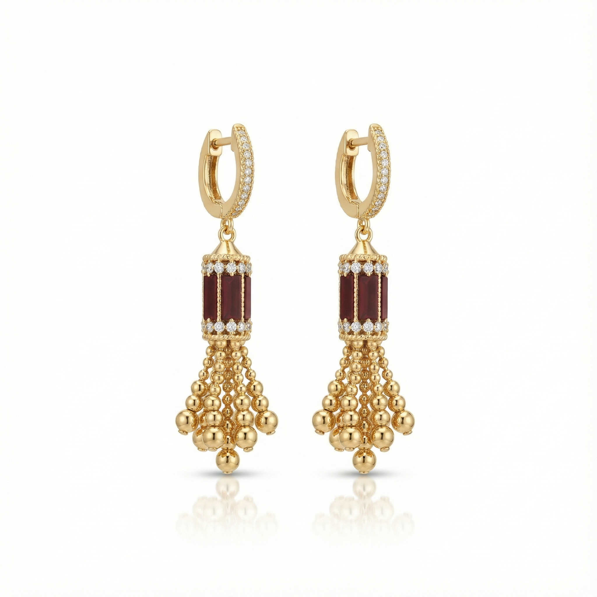 Malachite Grand Küpe (İthal Model)