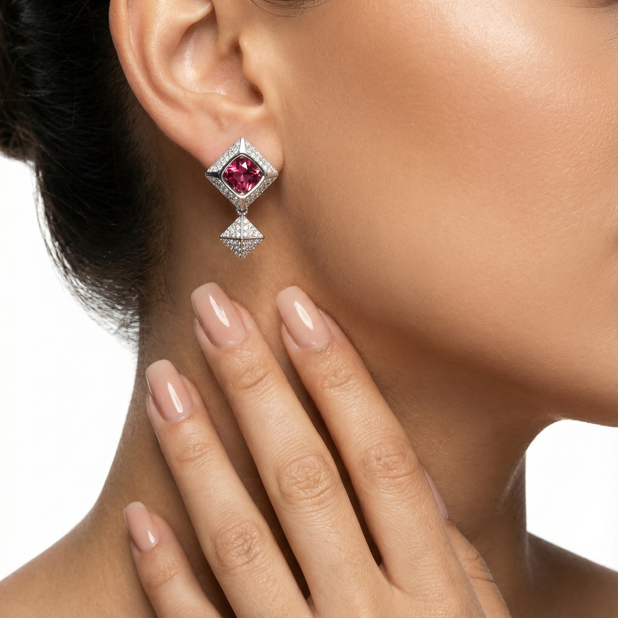 Radiant Rhombus Küpe