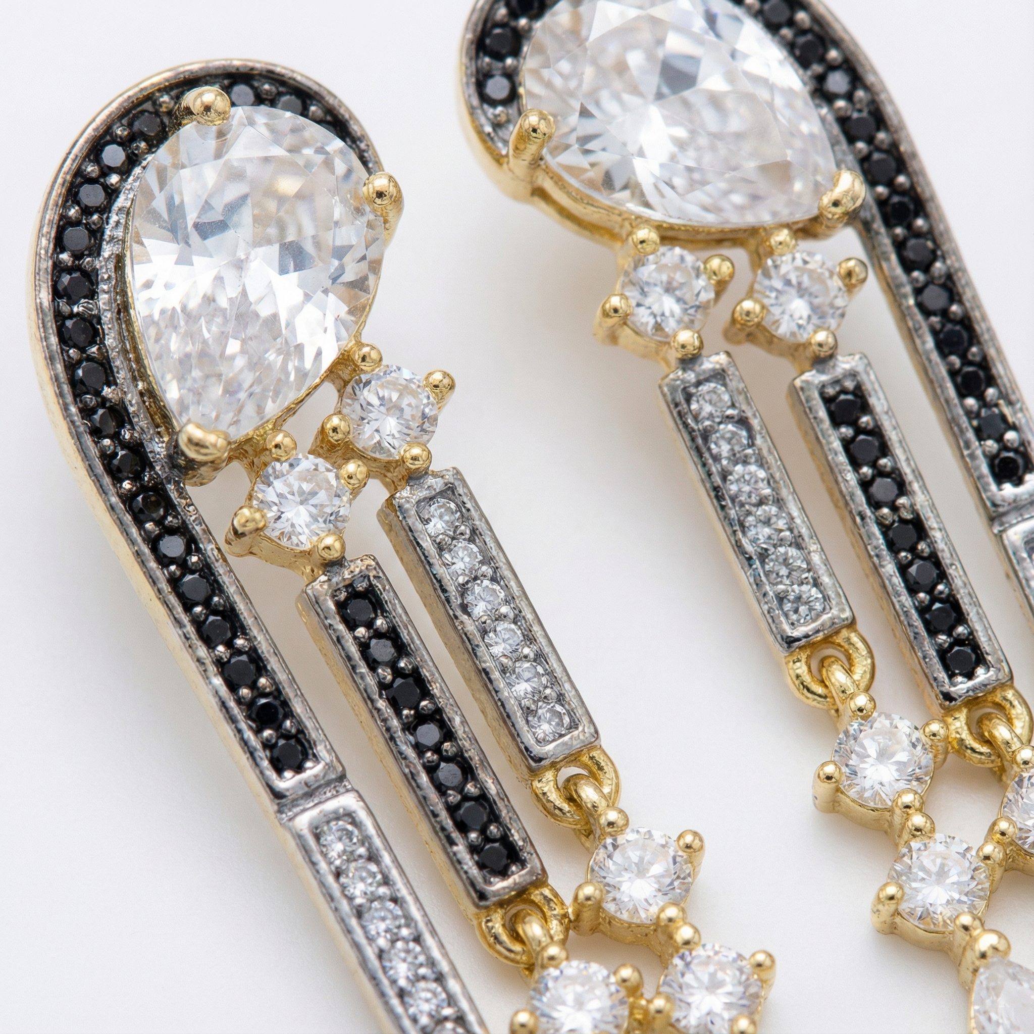 Obsidian Glimmer Küpe