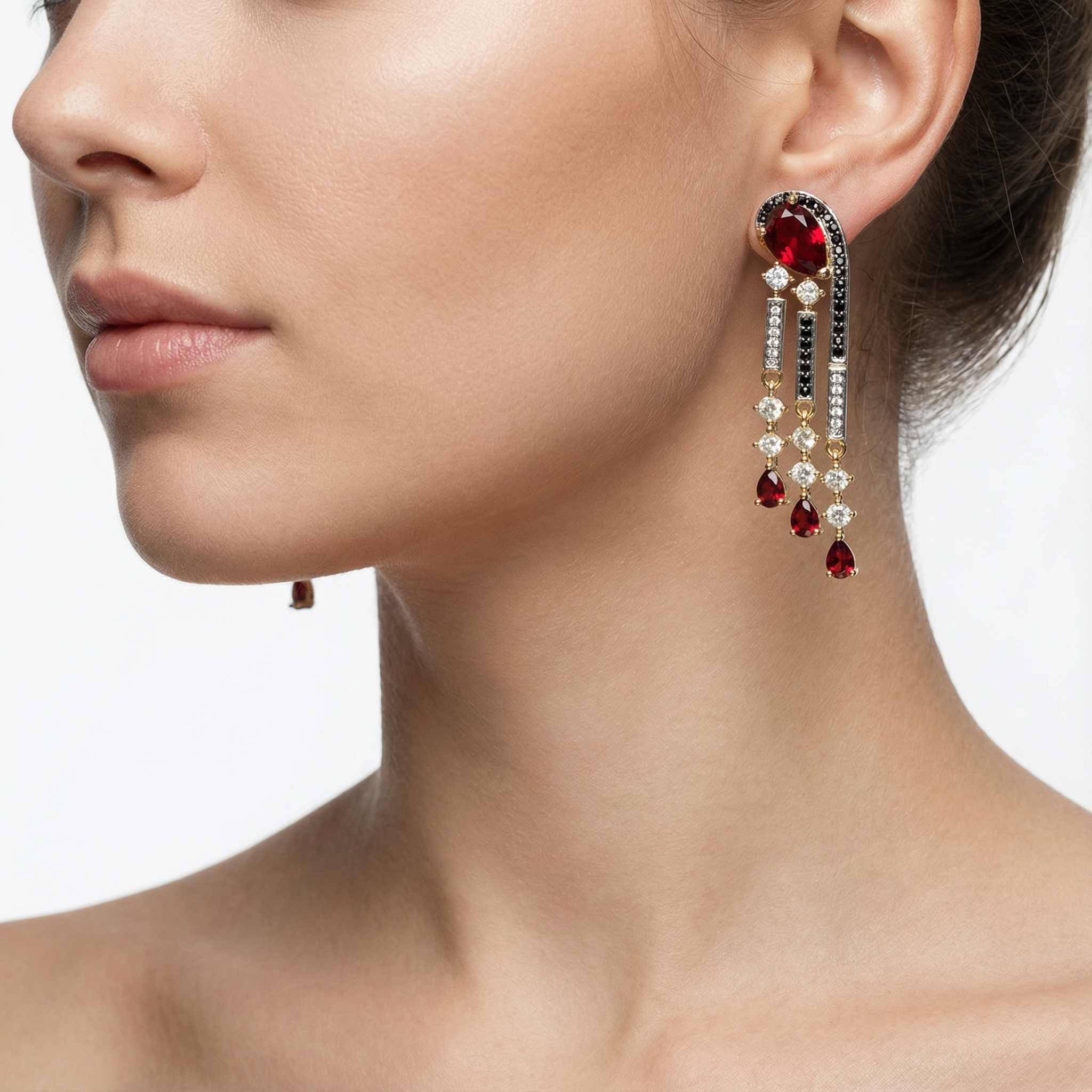 Obsidian Glimmer Küpe