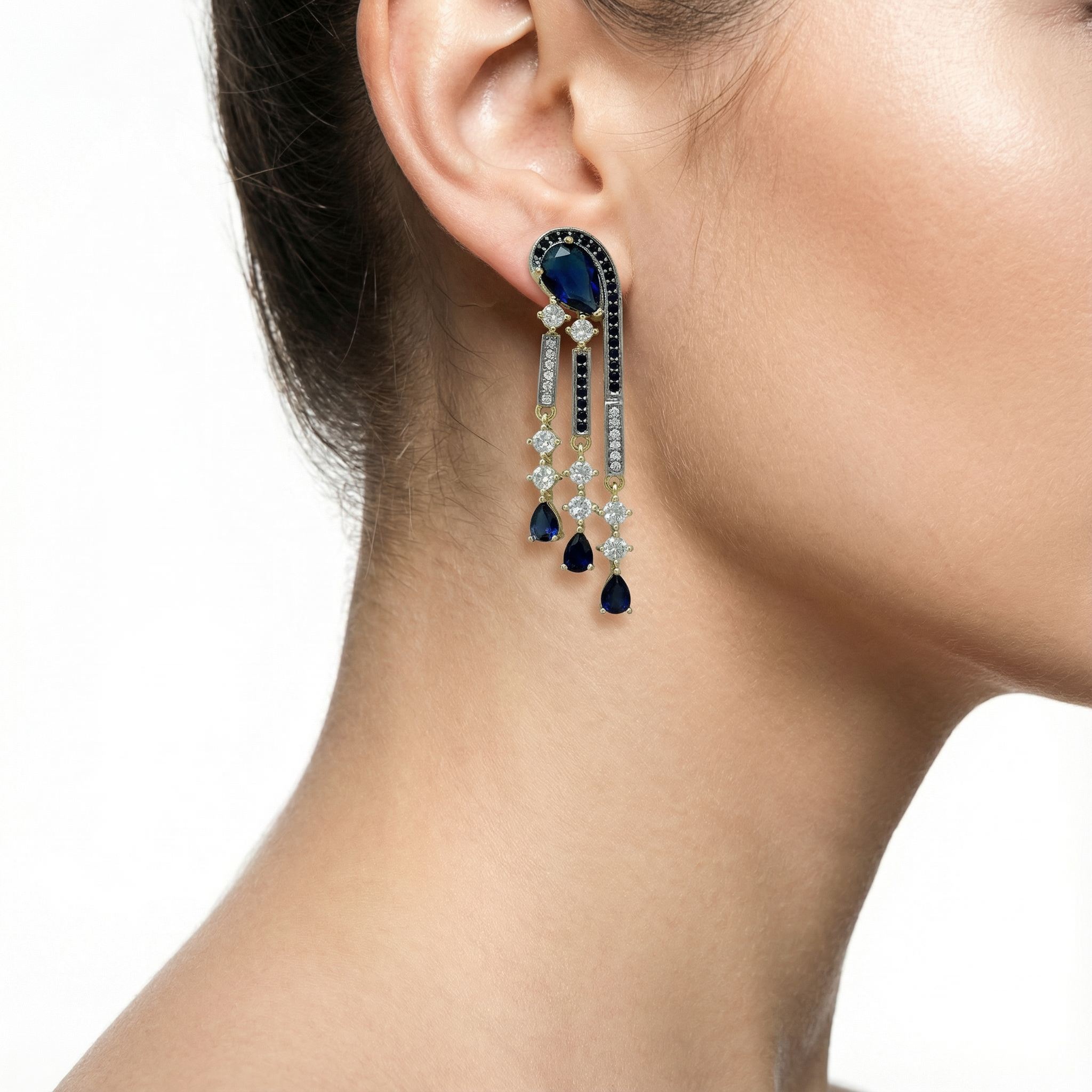 Obsidian Glimmer Küpe