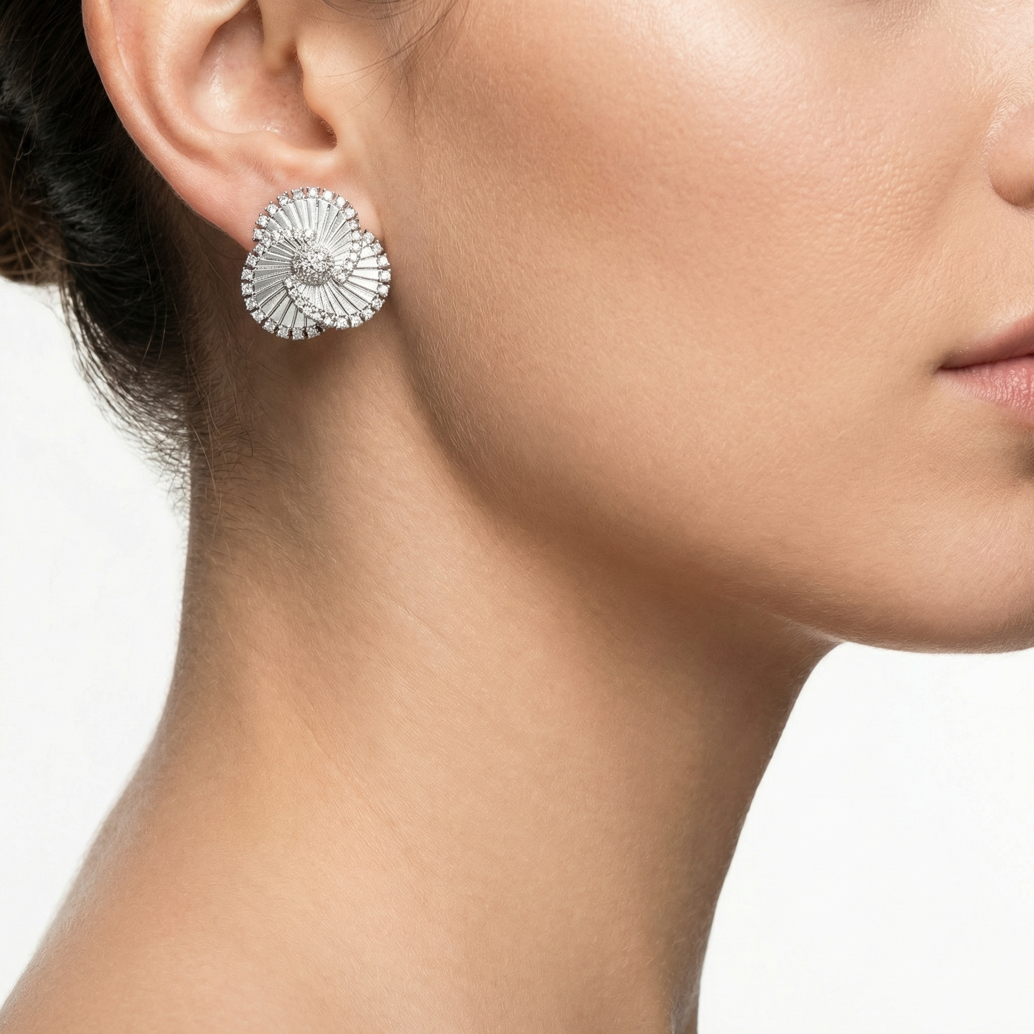 Celestial Trinity Discs Küpe