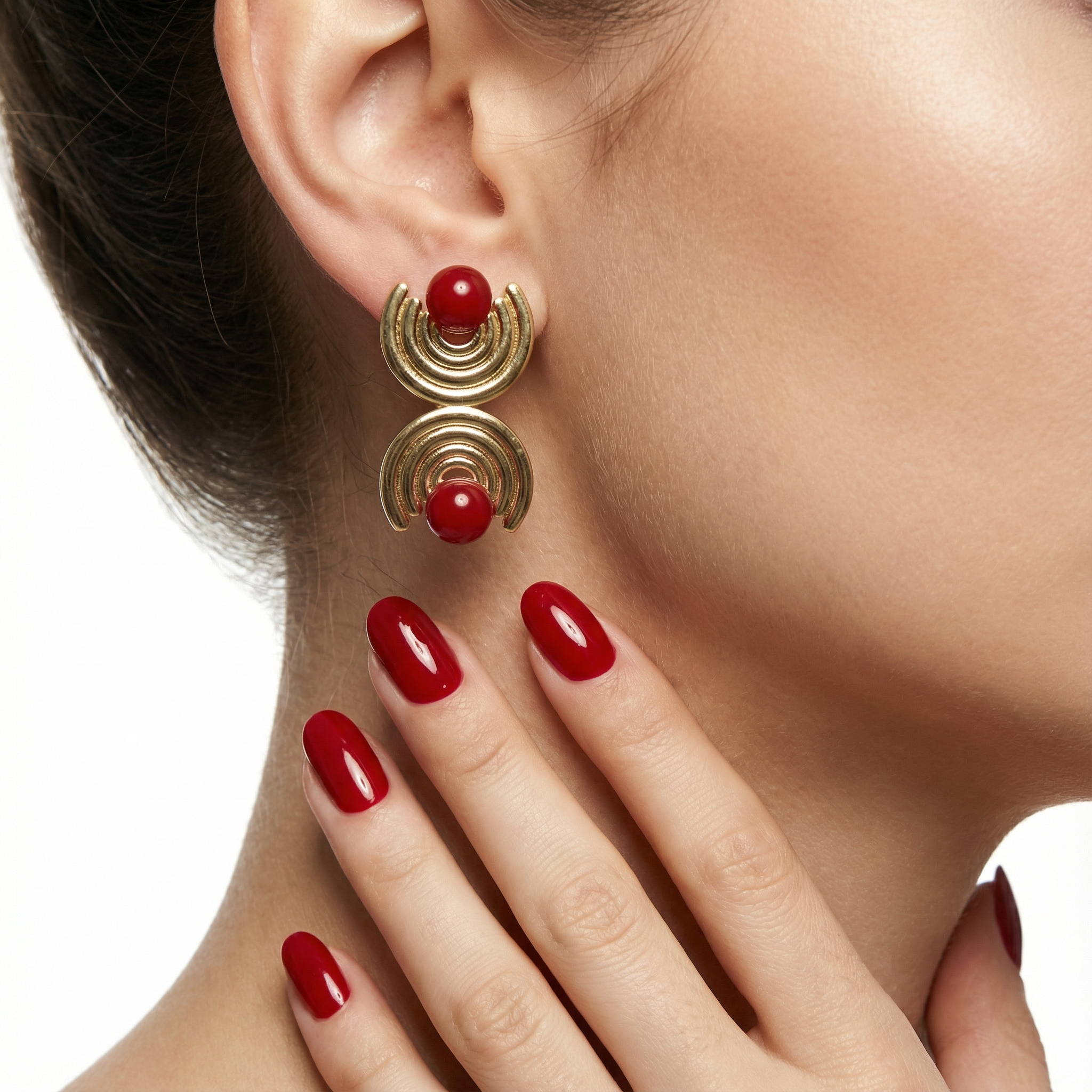 Red Zenith Totems Küpe