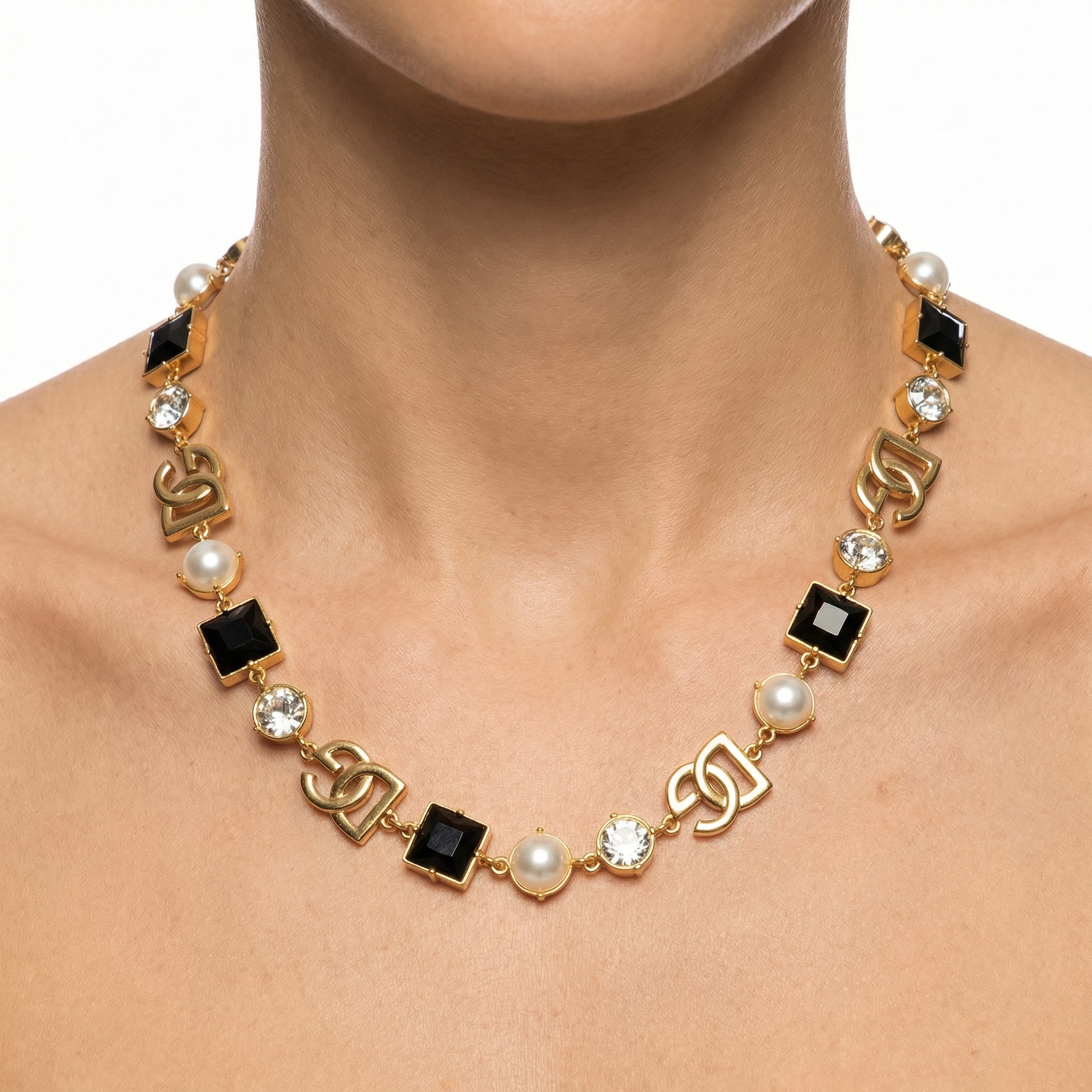 Midnight Pearl Gallery Kolye (İthal Model)