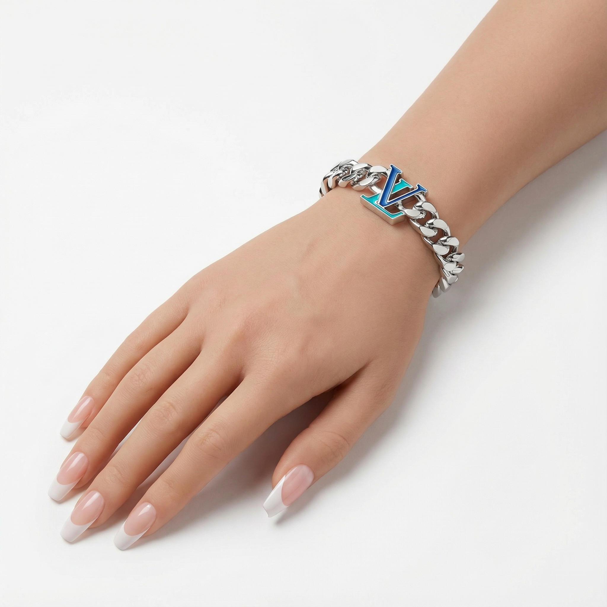 Titanium Blue Emblem Bileklik (İthal Model)