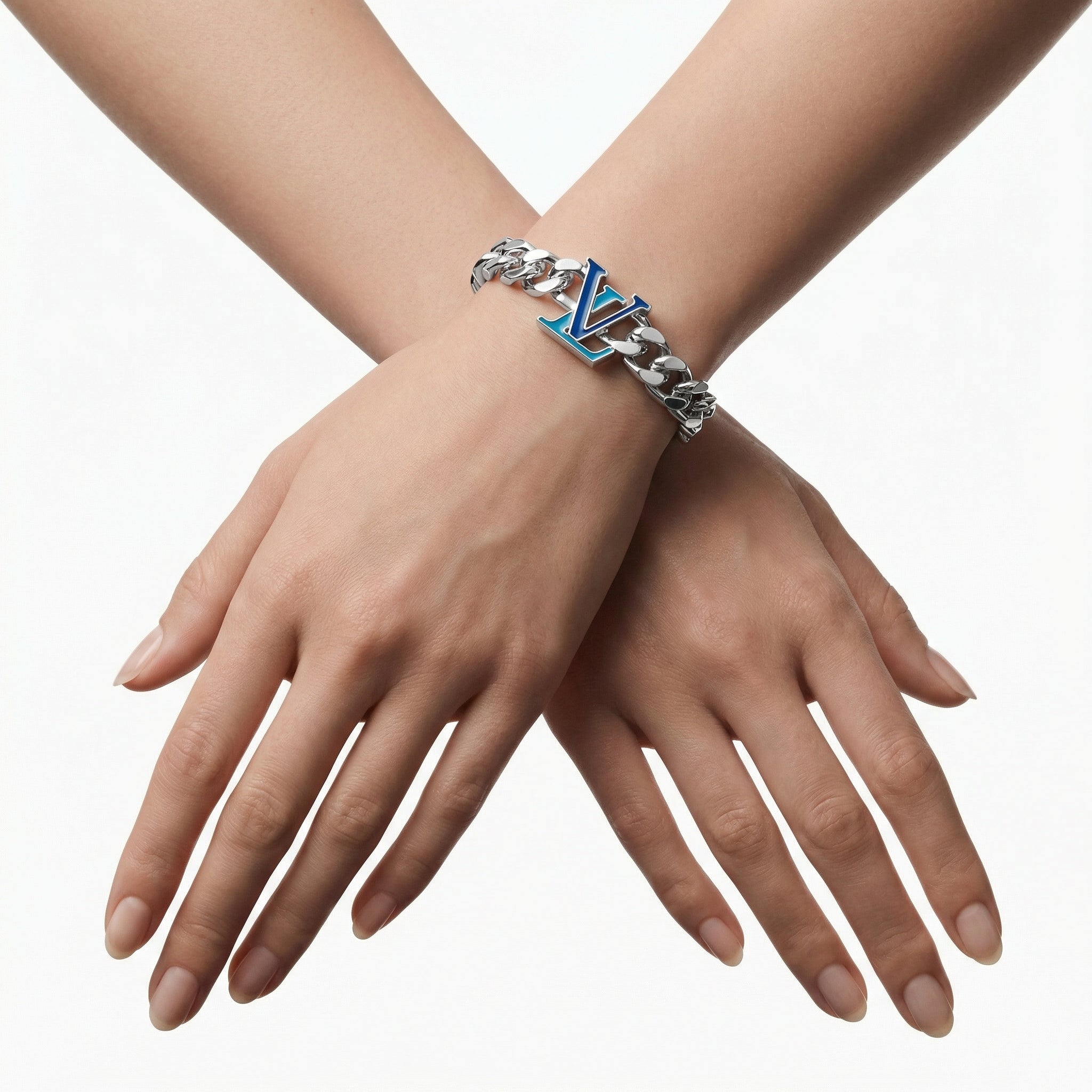 Titanium Blue Emblem Bileklik (İthal Model)