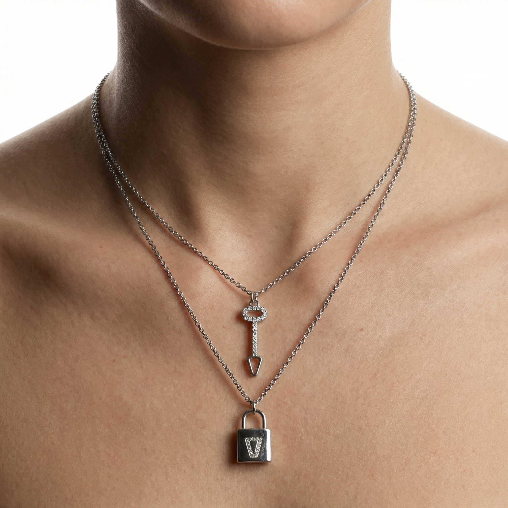 Key & Lock Duo Kolye