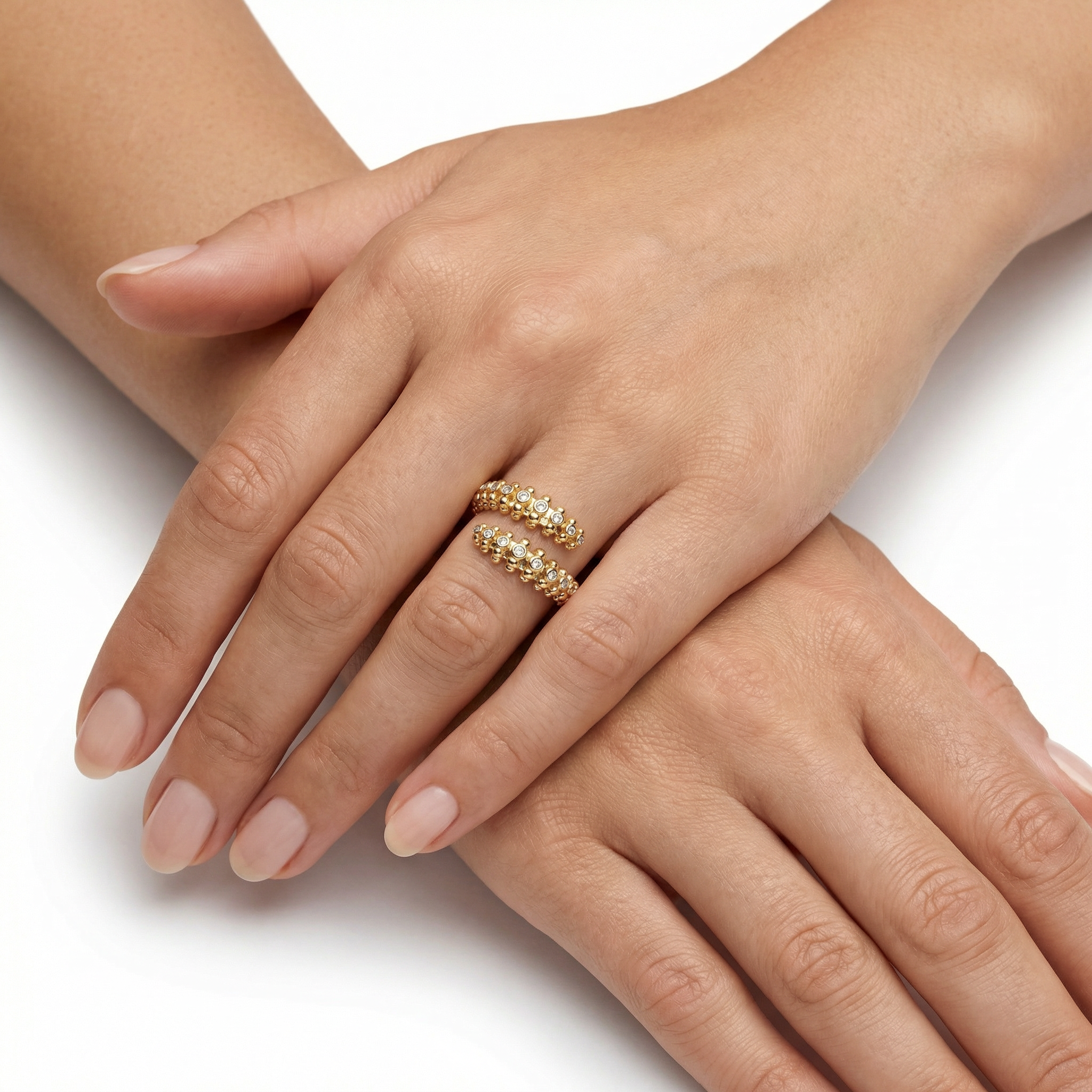 Solar Flare Spiral Yüzük