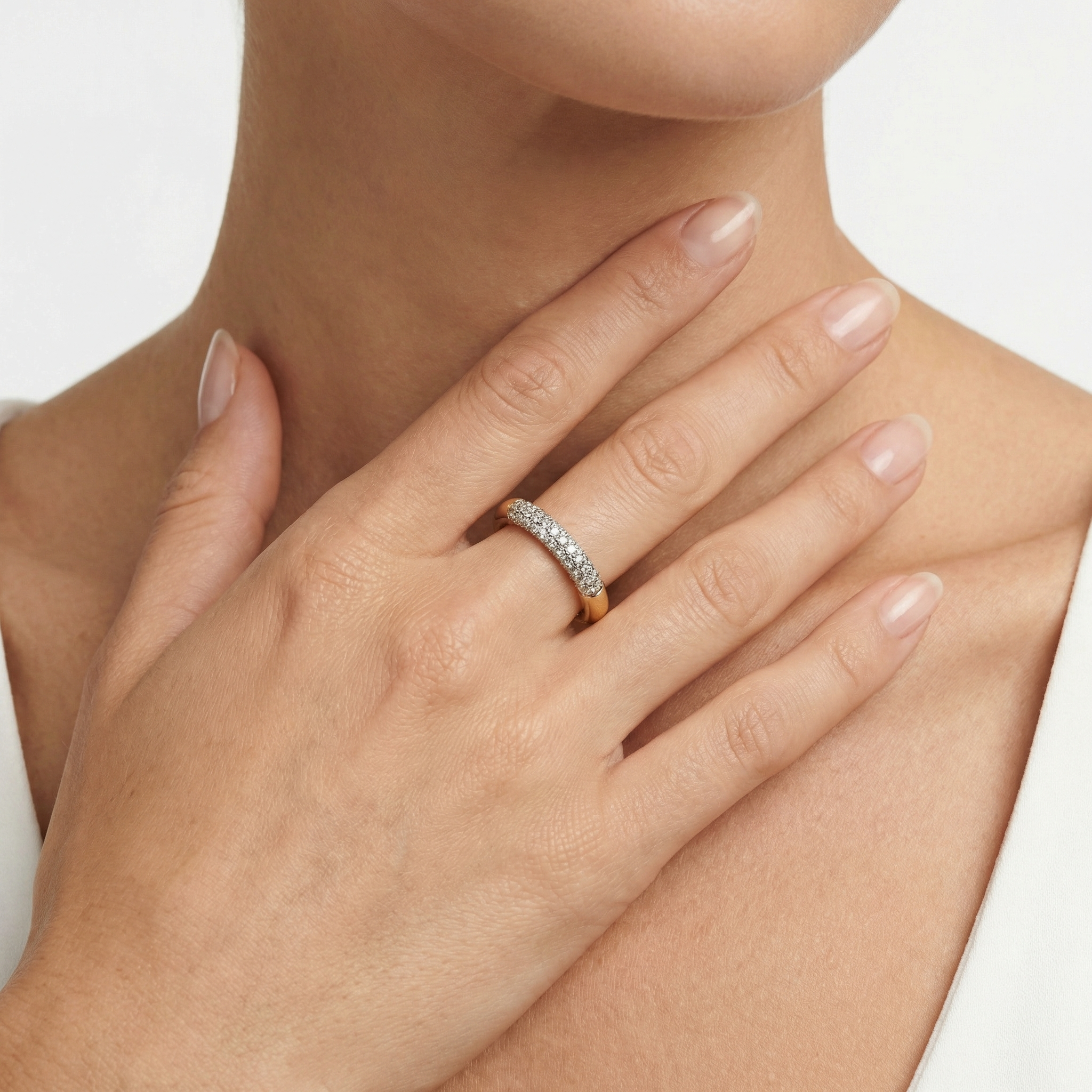 Textured Glint Yüzük