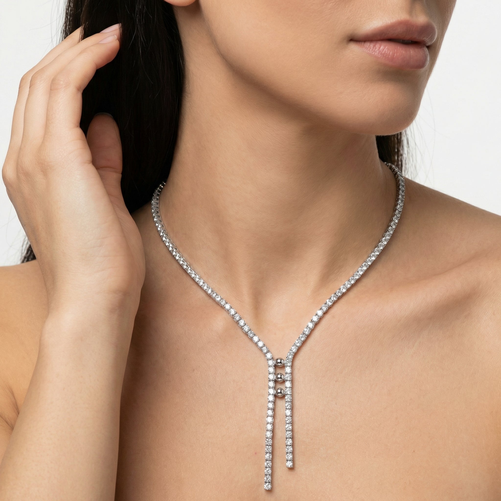 Cascading Crystal Kolye