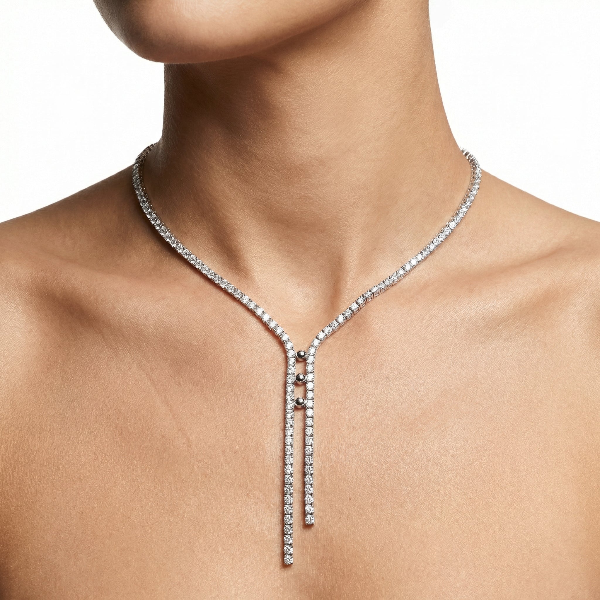 Cascading Crystal Kolye