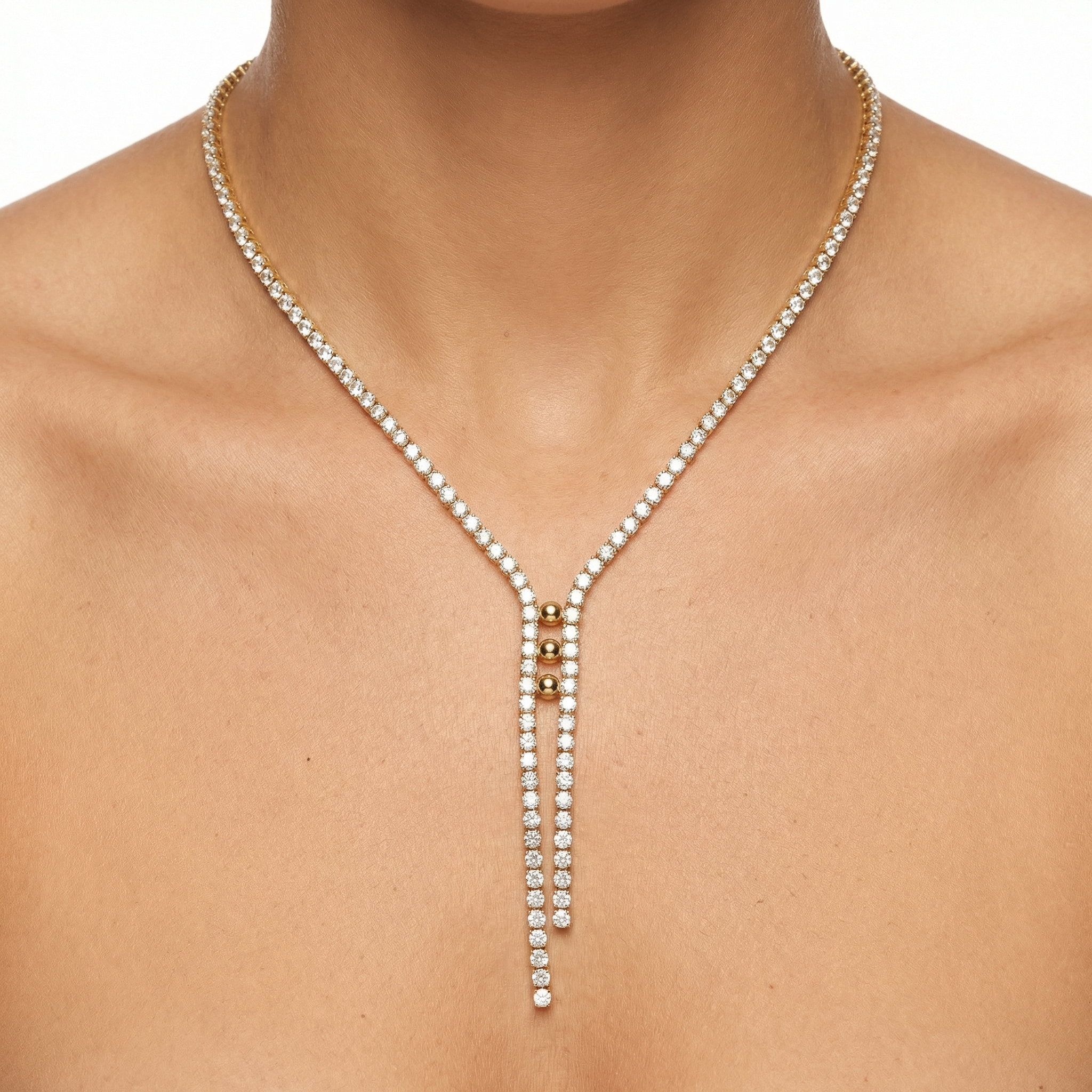 Cascading Crystal Kolye