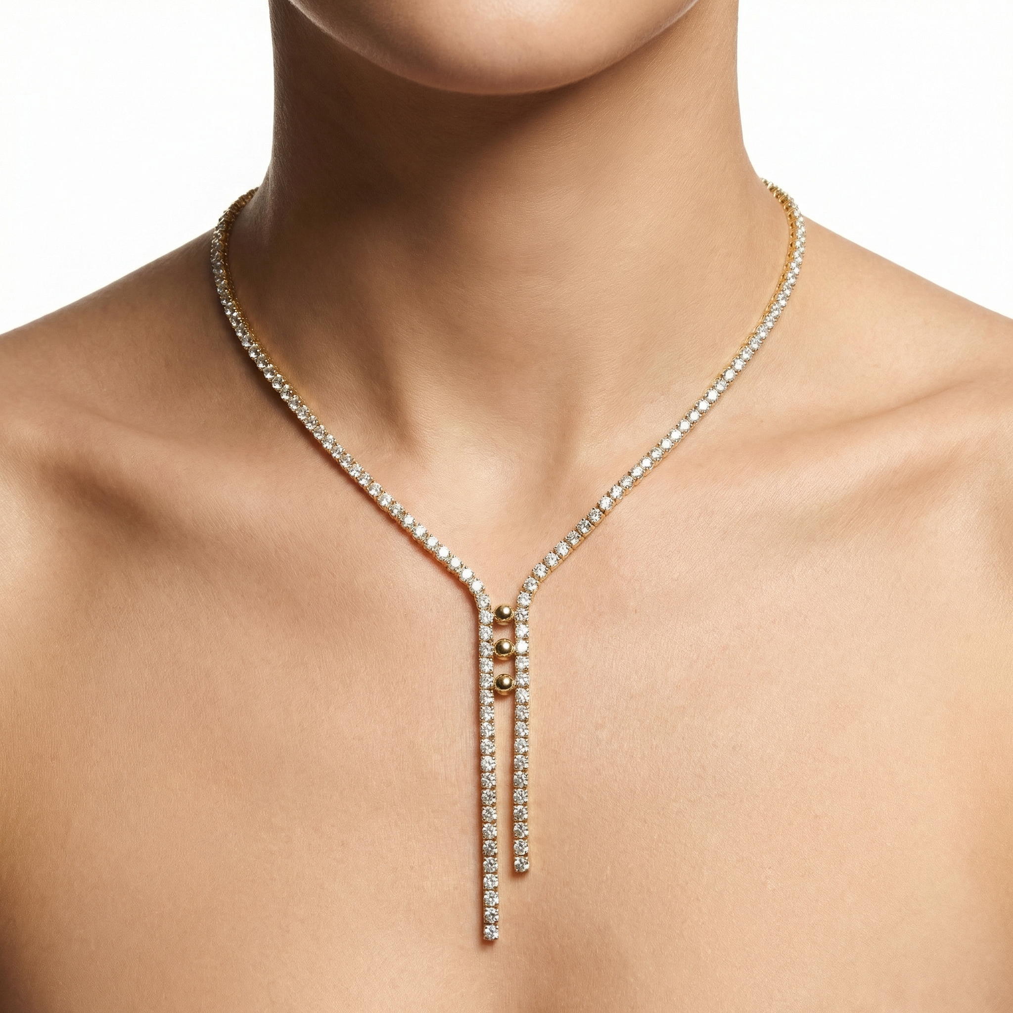 Cascading Crystal Kolye