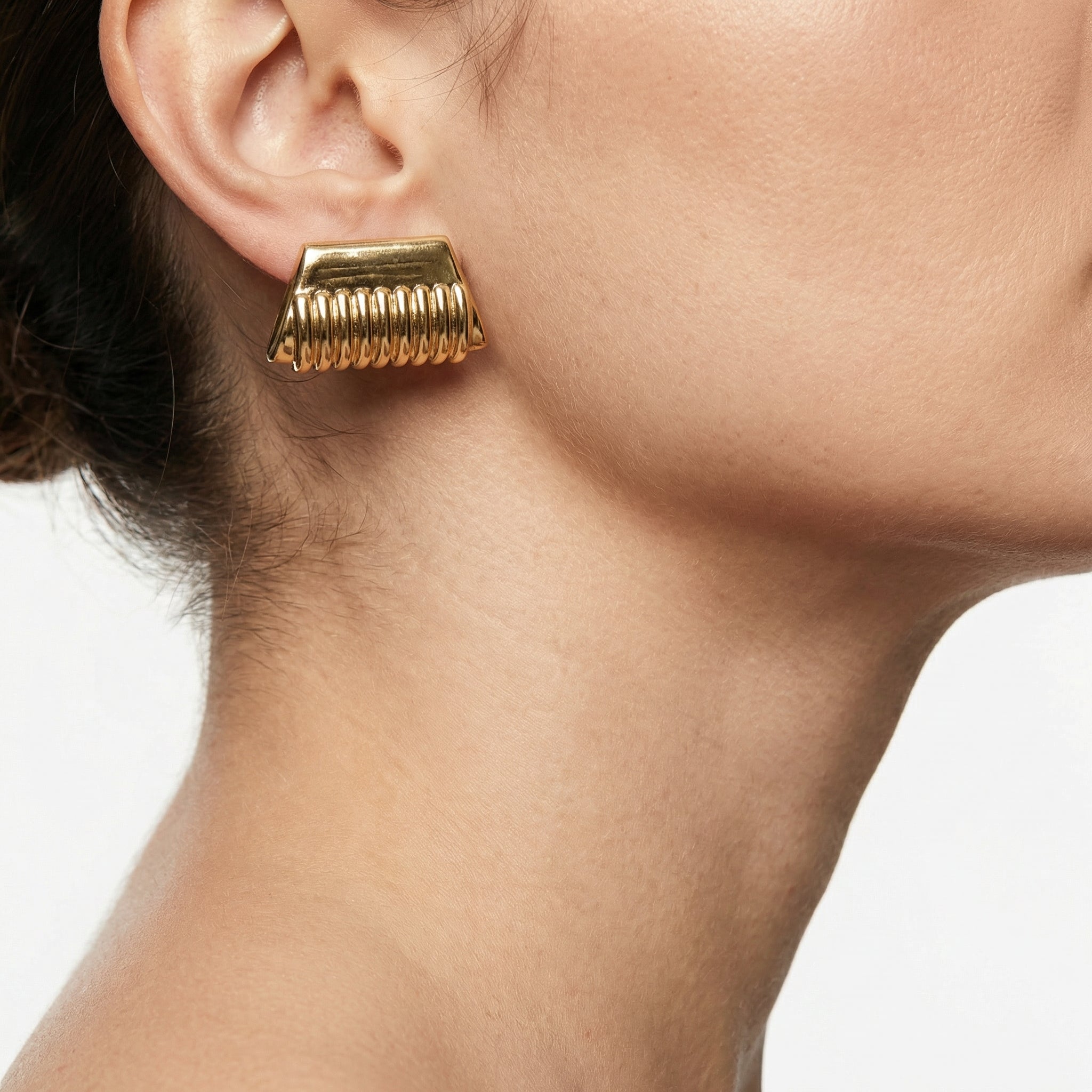 Gilded Accordion Küpe