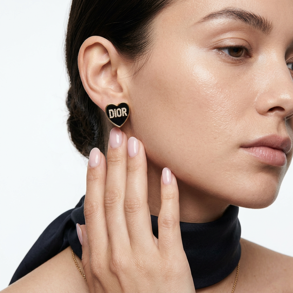 Noir Romance Küpe (İthal Model)