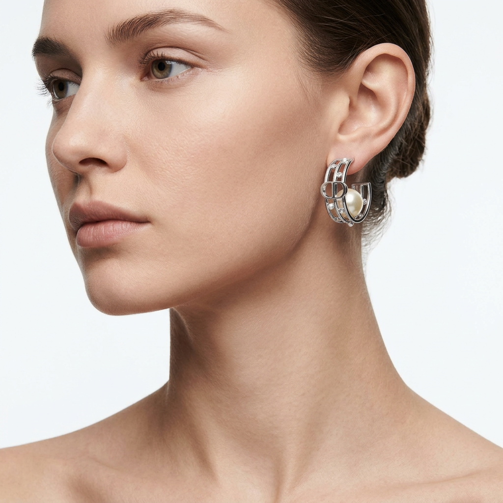 Pearl Cage Küpe (İthal Model)