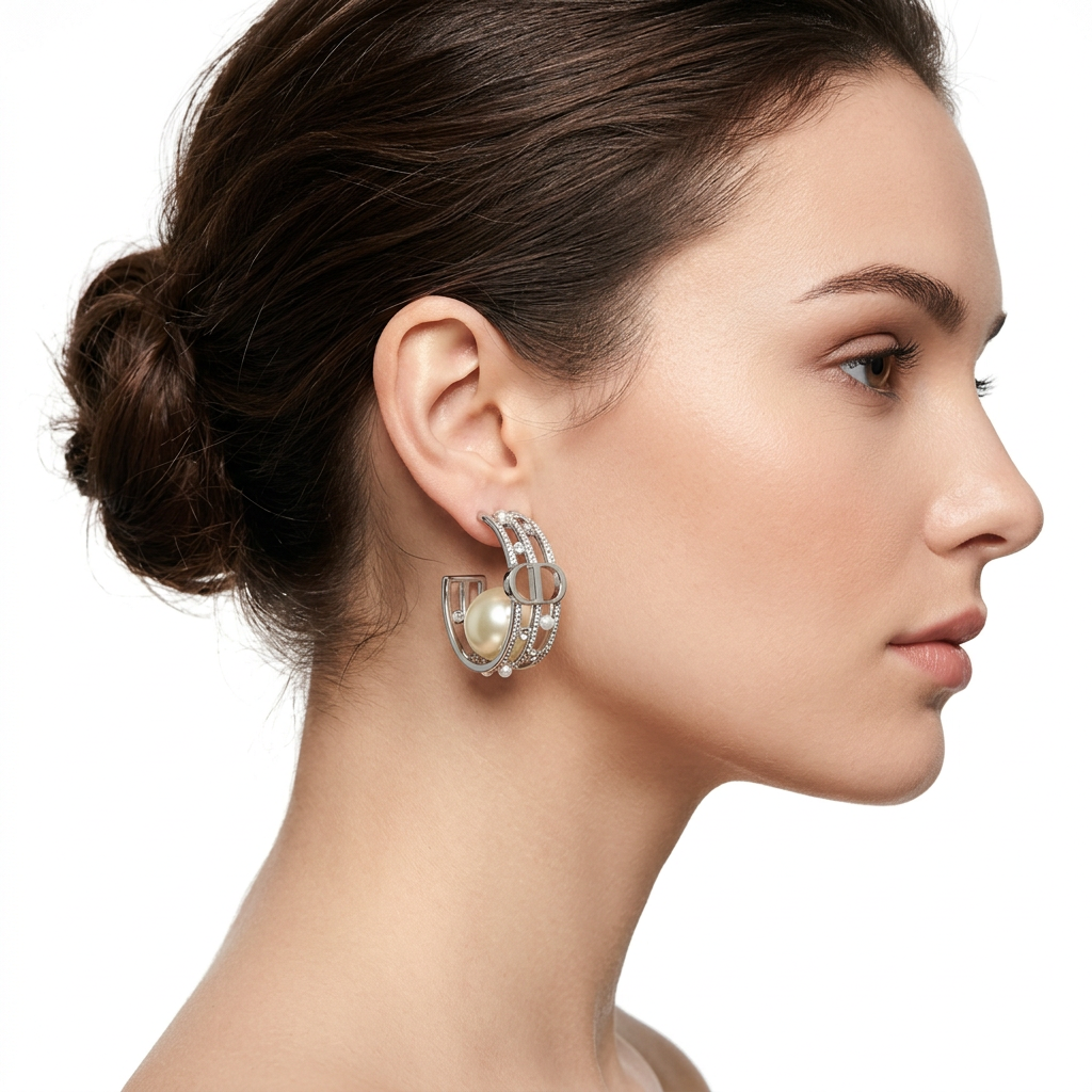 Pearl Cage Küpe (İthal Model)