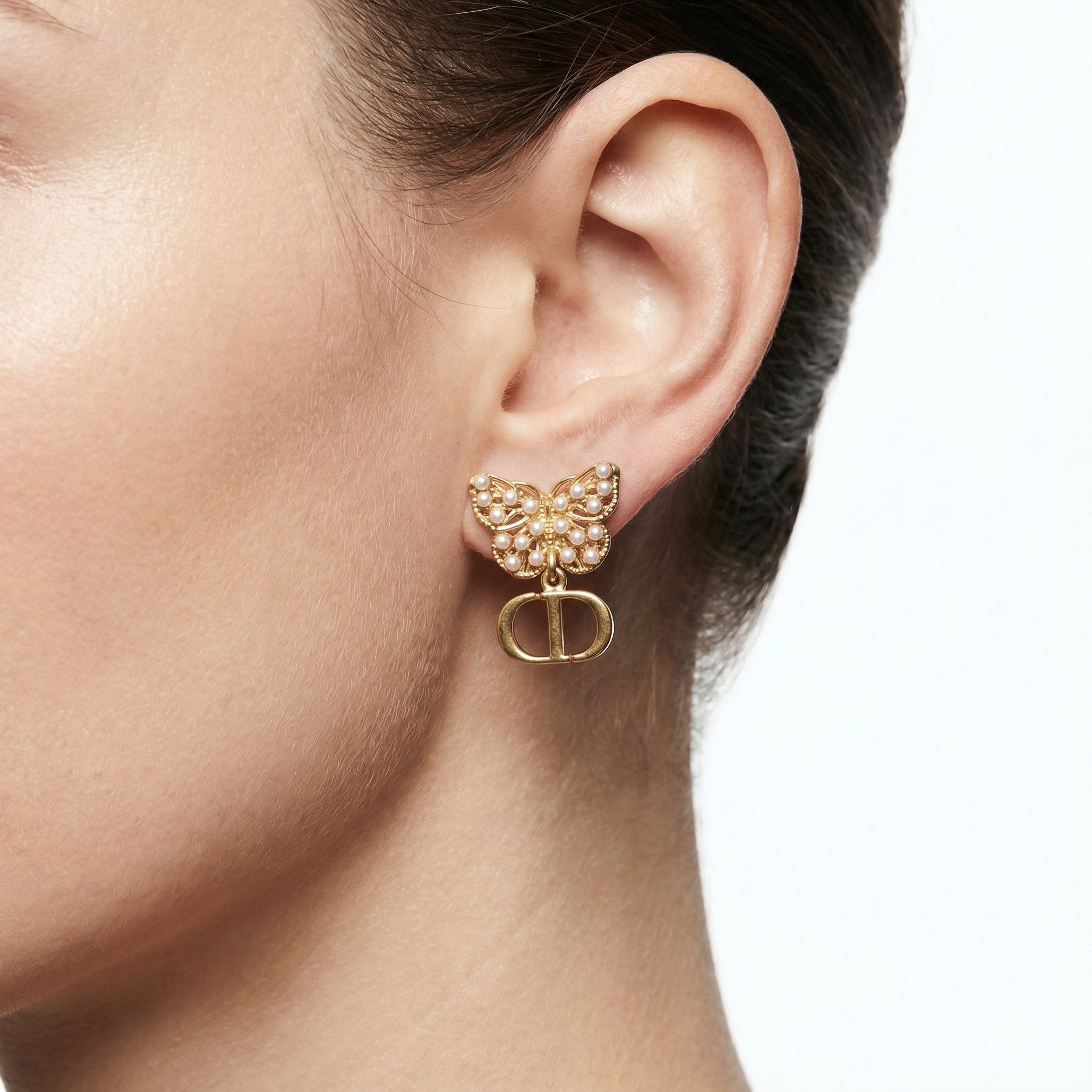 Pearlescent Mariposa Küpe (İthal Model)