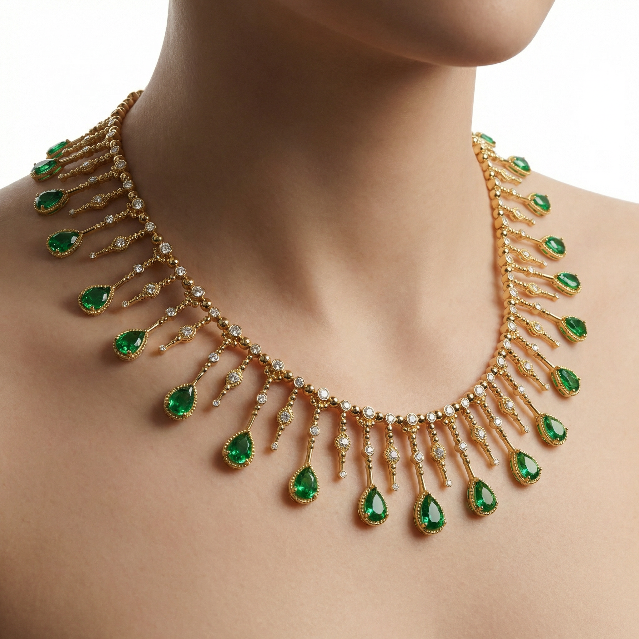 Verdant Droplet Kolye (İthal Model)