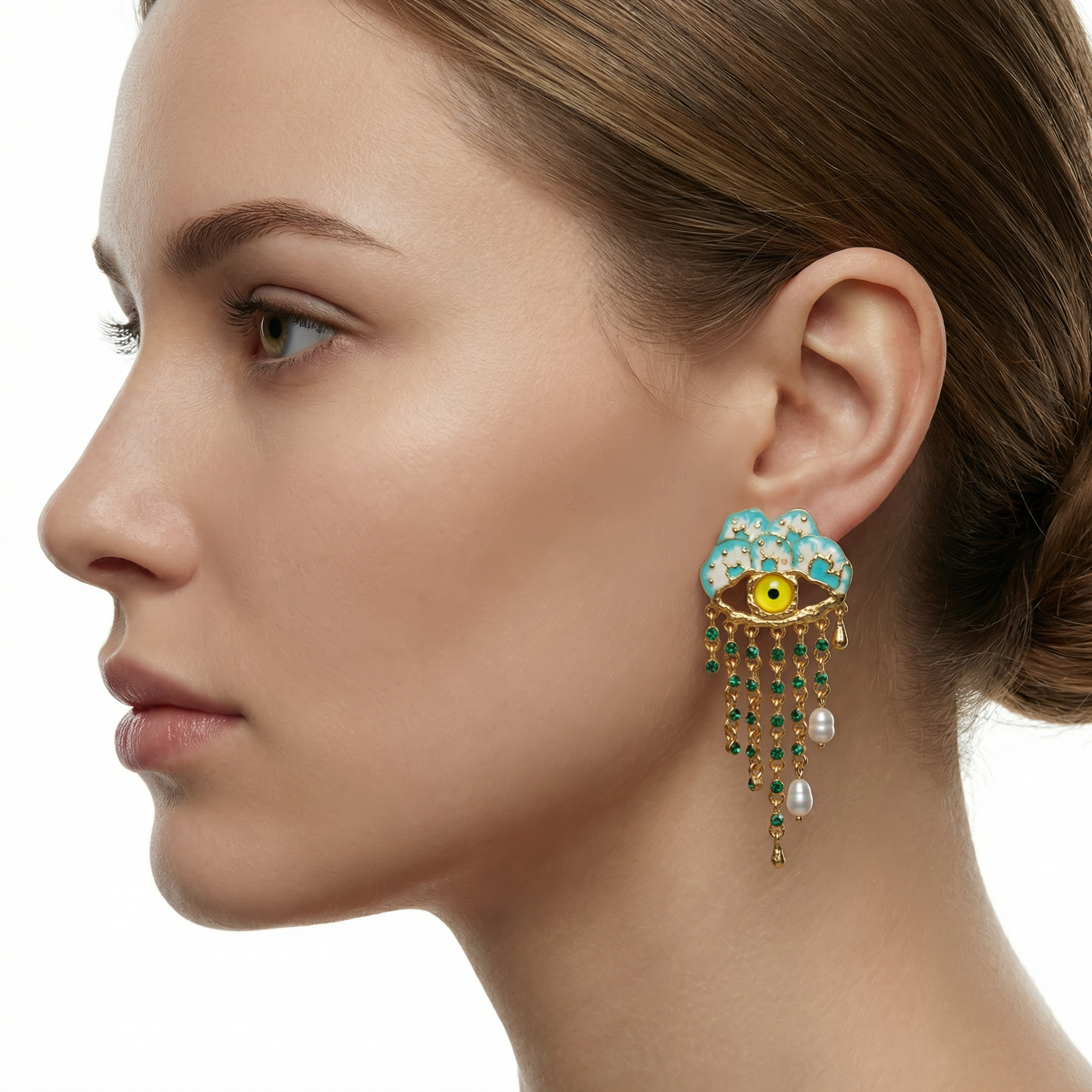 Azure Oracle Küpe (İthal Model)