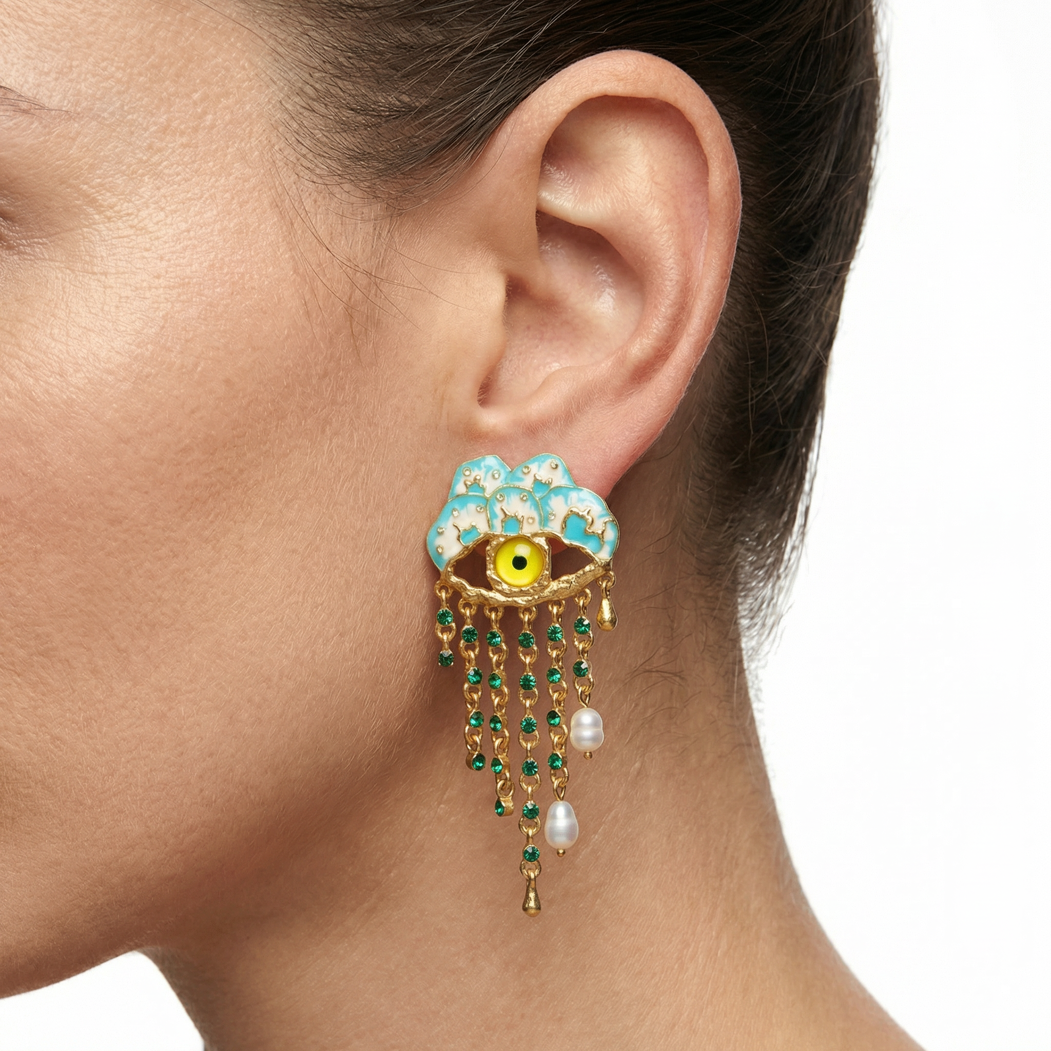 Azure Oracle Küpe (İthal Model)