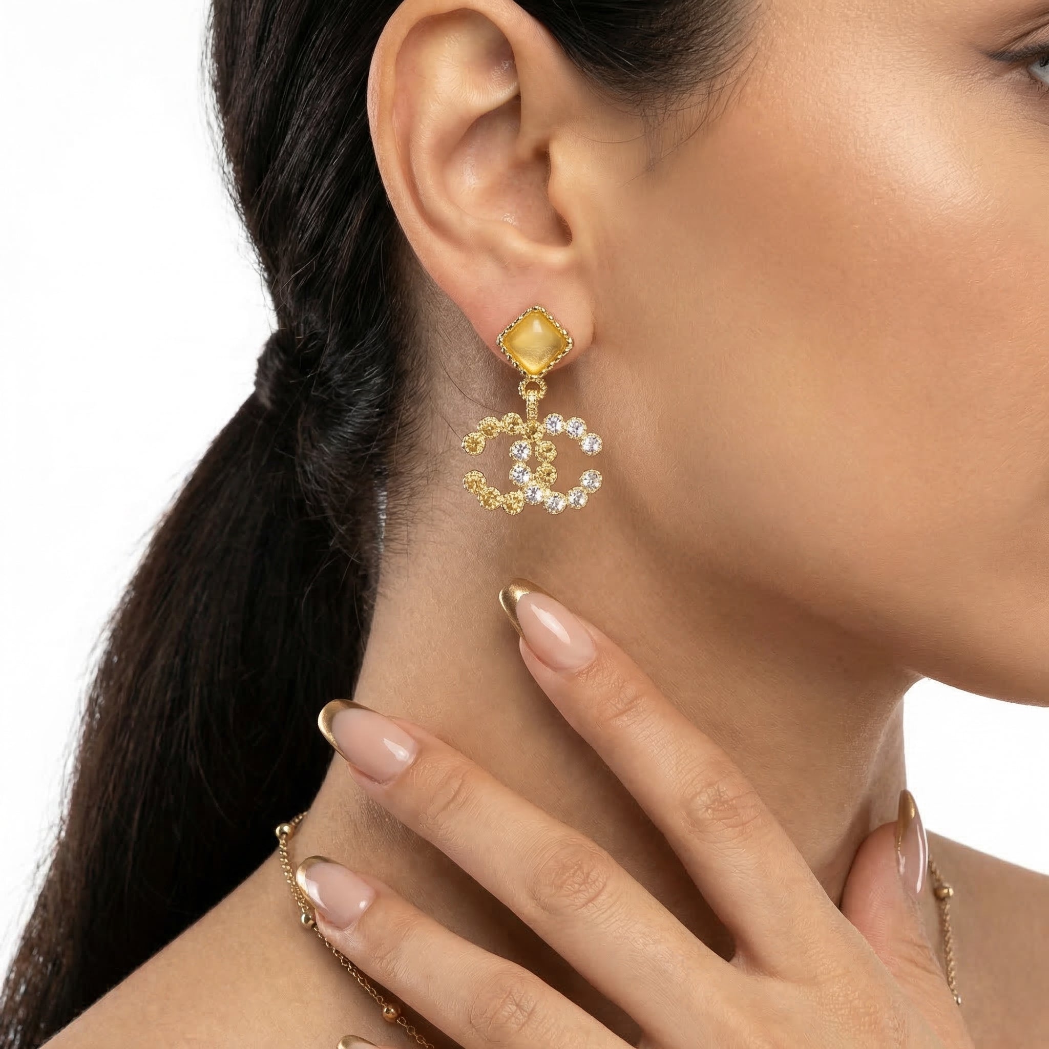 Radiant Honey Küpe (İthal Model)