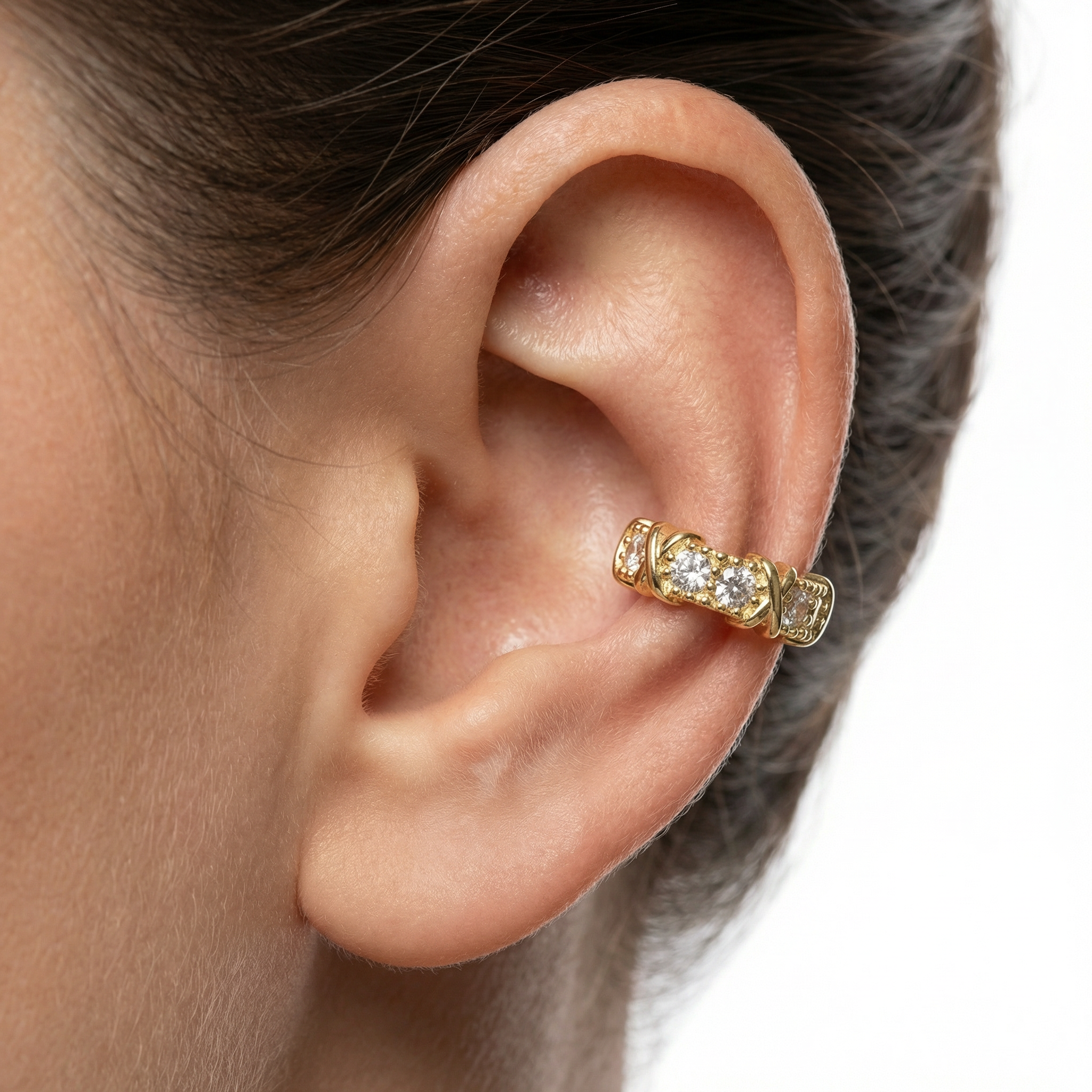 Gilded X Earcuff