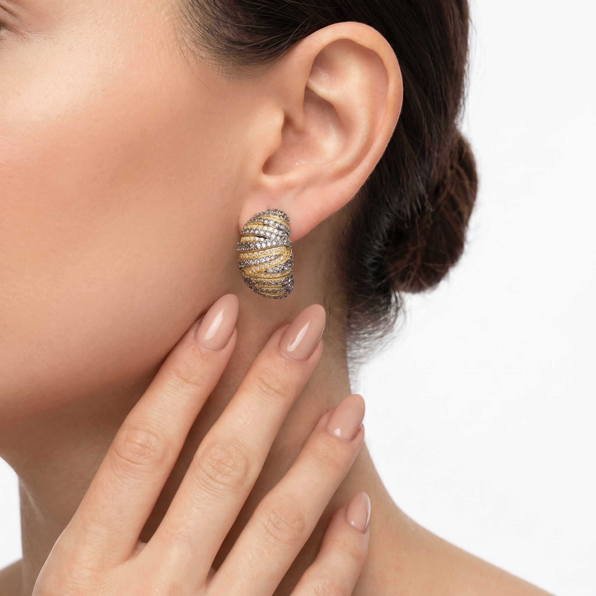 Chevron Heritage Küpe