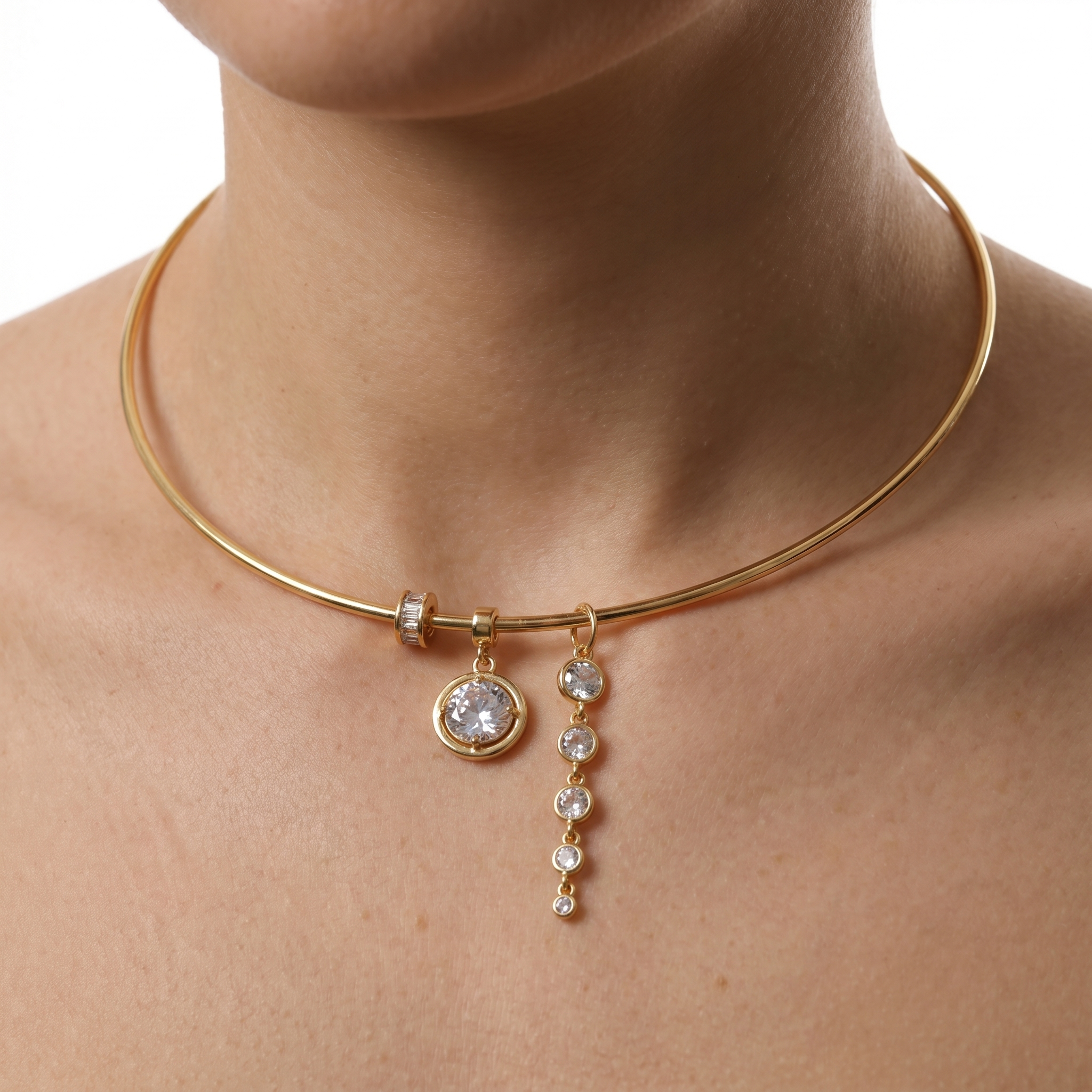 Gilded Pendulum Necklace