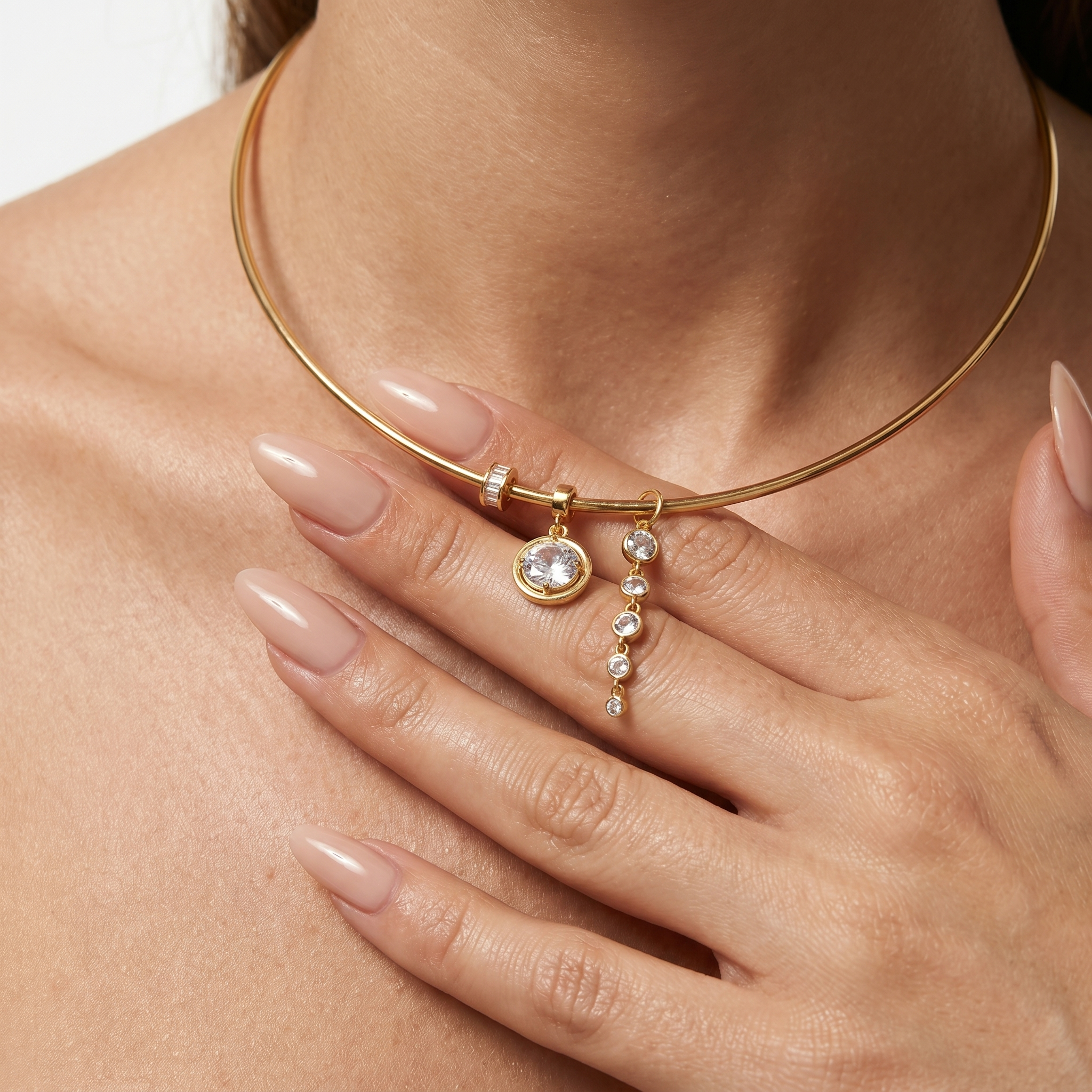 Gilded Pendulum Necklace