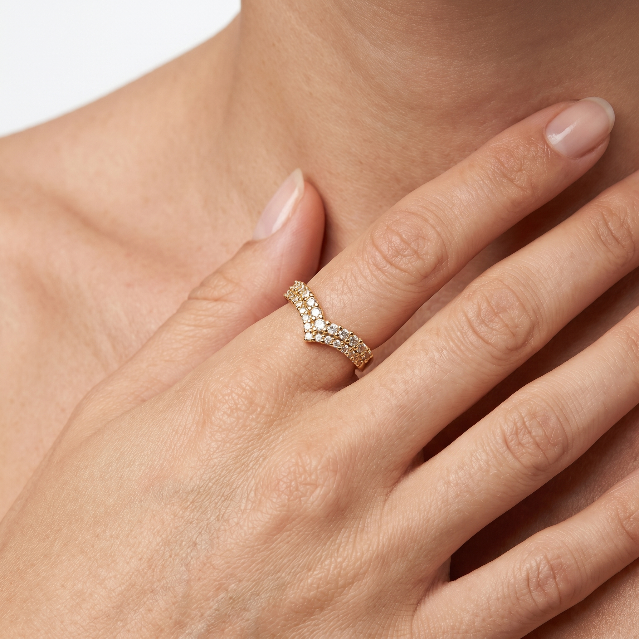 Meridian Vertex Ring (Pinky Finger)