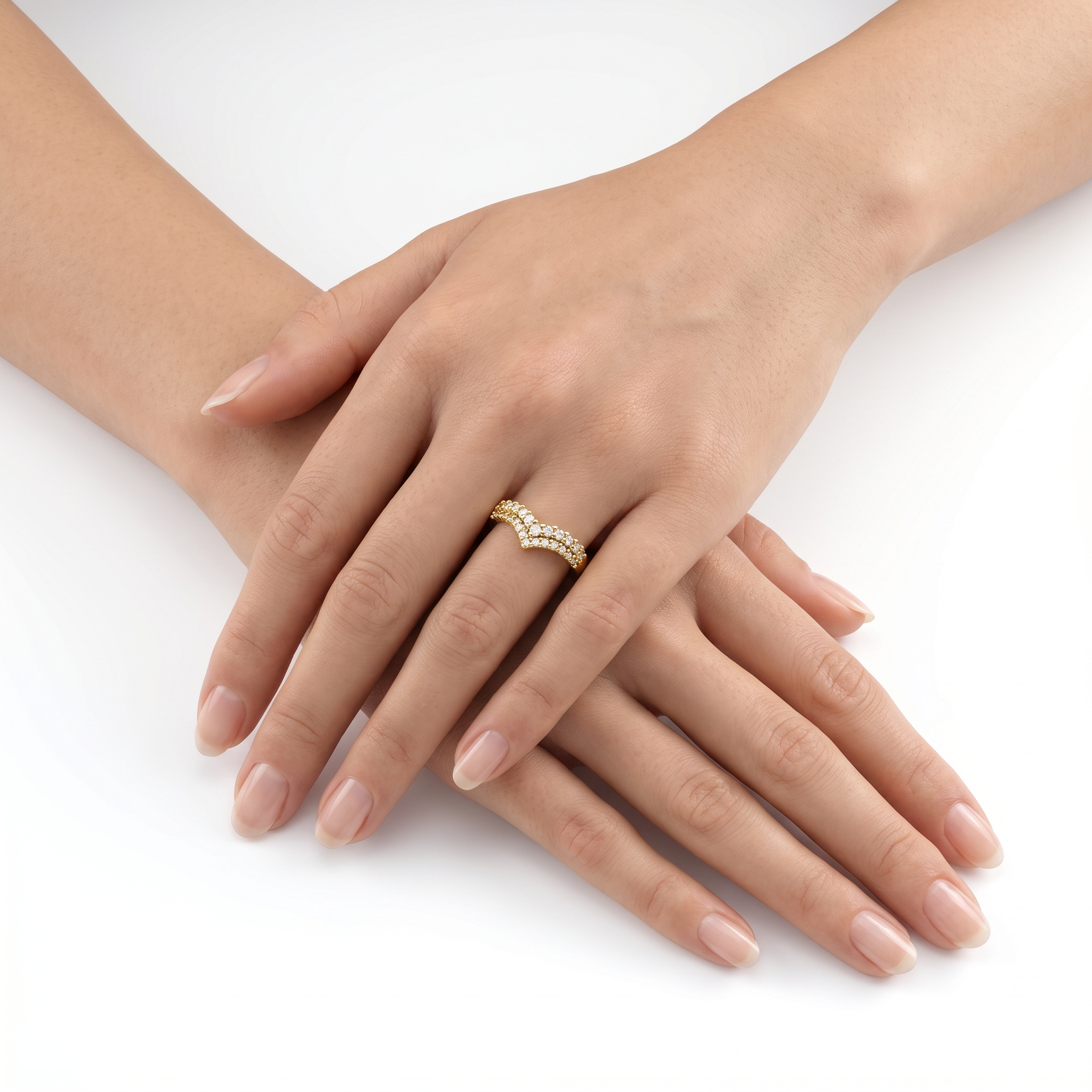 Meridian Vertex Ring (Pinky Finger)