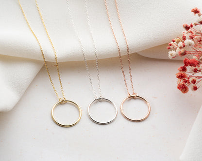 Lunara Circle Necklace