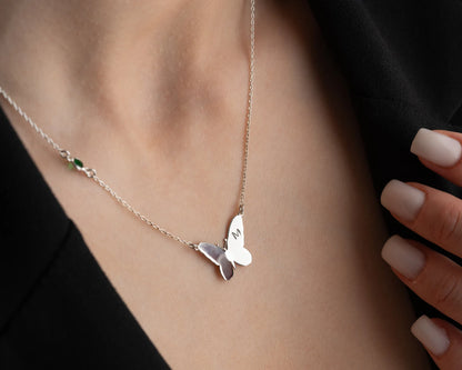 Mariposa Işıltı Kolye